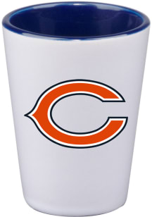 Chicago Bears 2oz Inner Color White Ceramic Shot Glass
