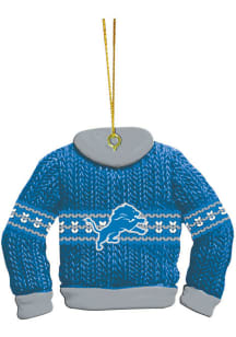 Detroit Lions Ugly Sweater Ornament