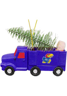 Kansas Jayhawks Truck With Tree Ornament