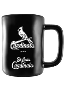 St Louis Cardinals 15oz Black Etched Mug