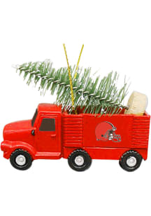 Cleveland Browns Truck with tree Ornament