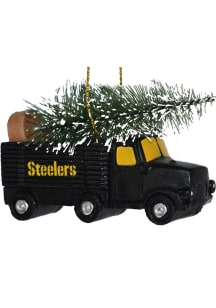 Pittsburgh Steelers Truck with tree Ornament