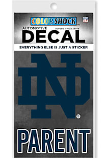 Notre Dame Fighting Irish Parent Auto Decal - Navy Blue