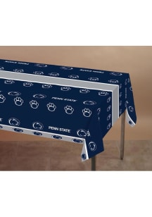 Navy Blue Penn State Nittany Lions Plastic Tablecloth