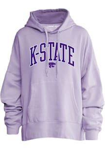 K-State Wildcats Womens Lavender Moonbeam Hooded Sweatshirt