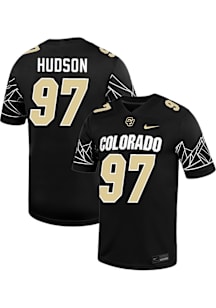 Christian Hudson  Nike Colorado Buffaloes Black Football NIL Game Football Jersey