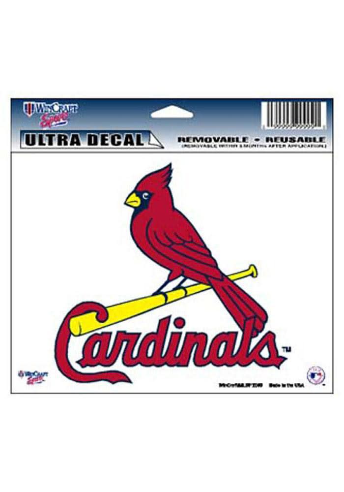 St Louis Cardinals 5X6 Multi Use Auto Decal - Red