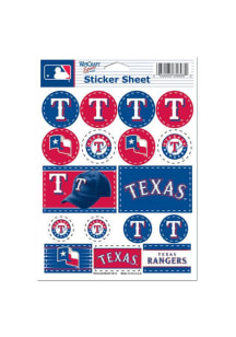 Texas Rangers 5x7 Sheet of Stickers