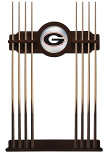 Georgia Bulldogs Solid Wood Cue Rack Pool Cue