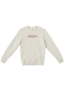 Summit Sportswear Minnesota Golden Gophers Womens Khaki Nantucket Script Crew Sweatshirt