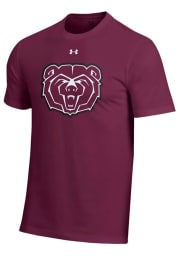 Under Armour Missouri State Bears Maroon Big Mascot Short Sleeve T Shirt