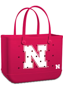 Nebraska Cornhuskers  Large Bogg Bag Tote Bag - Red