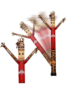 Black Ohio State Buckeyes Scarecrow team color and team logo Outdoor Inflatable
