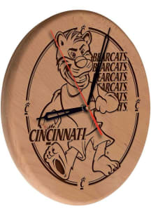 Brown Cincinnati Bearcats Laser Engraved Wall Clock