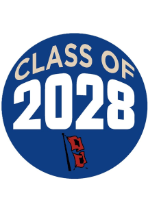 Navy Blue Tulsa Golden Hurricane 3&quot; Class of 2028 Button