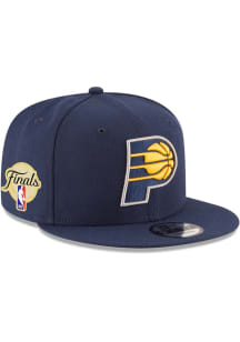 New Era Indiana Pacers Navy Blue 2025 NBA Finals Series Side Patch 9FIFTY Mens Snapback Hat