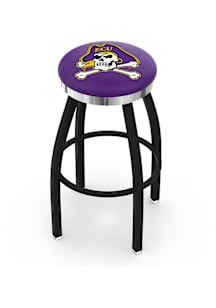 East Carolina Pirates Chrome Seat Pub Stool - Black