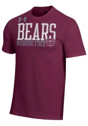 Under Armour Missouri State Bears Maroon Bears Short Sleeve T Shirt