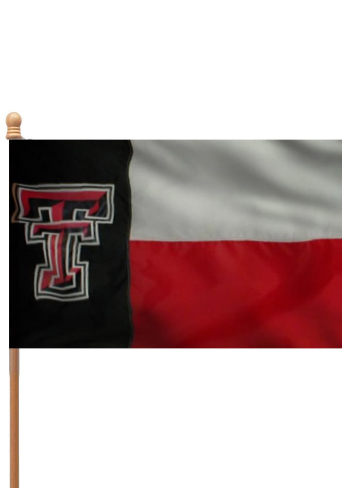 Texas Tech Red Raiders 3x5 State Style Sleeve Applique Flag