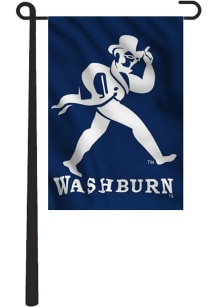 Washburn Ichabods 13x18 Blue Garden Flag