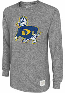 Original Retro Brand Drexel Dragons Grey Triblend Long Sleeve T Shirt