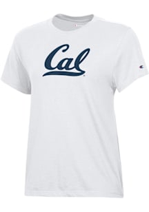 Champion Cal Golden Bears Womens White Core Short Sleeve T-Shirt