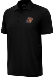 Antigua Michigan Panthers Mens Black Tribute Short Sleeve Polo