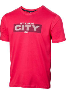 St Louis City SC Red Dual Level Print Short Sleeve Fashion T Shirt
