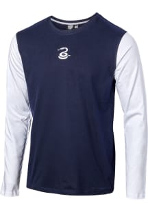 Philadelphia Union Navy Blue Color Block Primary Long Sleeve Fashion T Shirt