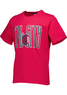 St Louis City SC Red Home Club Short Sleeve T Shirt