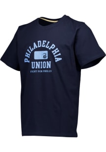 Philadelphia Union Navy Blue Heart and Soul Short Sleeve T Shirt