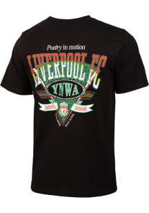 Liverpool FC Black Retro Graphic Short Sleeve Fashion T Shirt