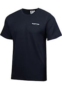 Sporting Kansas City Navy Blue Argylle Short Sleeve Fashion T Shirt