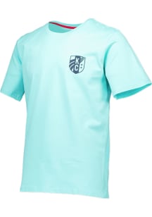 KC Current Teal Waves Short Sleeve Fashion T Shirt