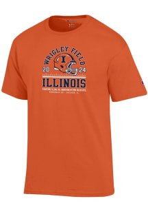 Illinois Fighting Illini Orange Champion Illinois vs. Northwestern Short Sleeve T Shirt