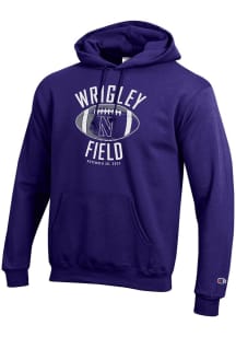 Mens Illinois Fighting Illini Purple Champion Illinois vs. Northwestern Hooded Sweatshirt