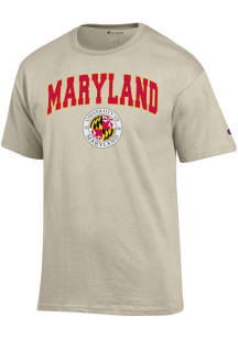 Maryland Terrapins Oatmeal Champion Arch Seal Short Sleeve T Shirt