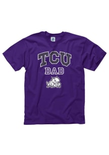 TCU Horned Frogs Purple Dad Short Sleeve T Shirt