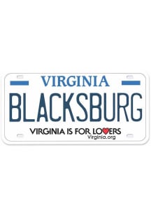 Blacksburg License Plate Stickers - Black