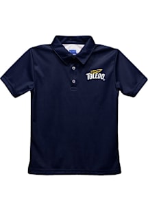 Vive La Fete Toledo Rockets Toddler Navy Blue Team Short Sleeve Polo Shirt