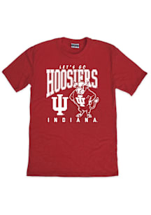 Indiana Hoosiers Youth Crimson Let's Go Bison Short Sleeve T-Shirt