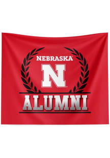 Red Nebraska Cornhuskers Alumni 34xx40 Tapestry Blanket