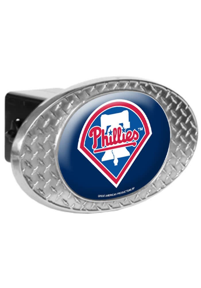 Philadelphia Phillies Diamond Plate Car Accessory Hitch Cover