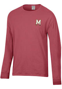 Maryland Terrapins Red ComfortWash Long Sleeve T Shirt
