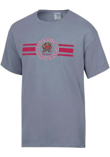 Maryland Terrapins ComfortWash Styled Short Sleeve T Shirt - Grey