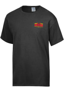 Maryland Terrapins ComfortWash Designed Logo Short Sleeve T Shirt - Black