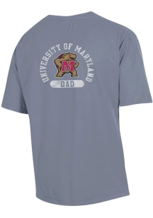 Maryland Terrapins ComfortWash Dad Short Sleeve T Shirt - Grey