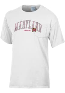 Maryland Terrapins ComfortWash Short Sleeve T Shirt - White