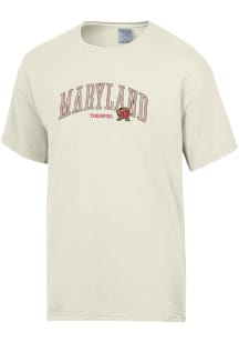 Maryland Terrapins ComfortWash Style Short Sleeve T Shirt - Oatmeal