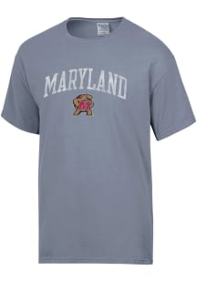 Maryland Terrapins ComfortWash Style Short Sleeve T Shirt - Grey